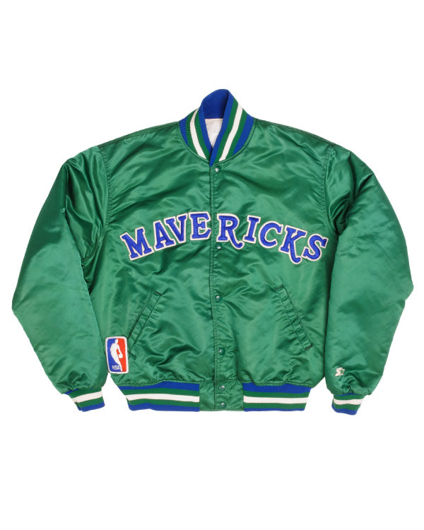 Vintage Starter Nba Dallas Mavericks Sateen Jacket 1990s