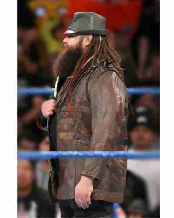 WWE Bray Wyatt Brown Leather Jacket