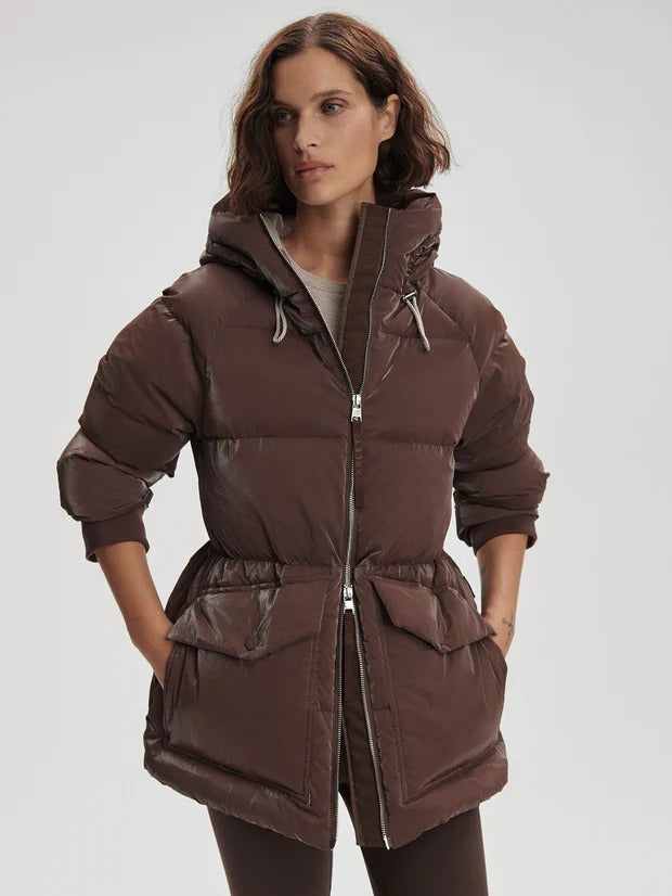 Women's Mid-Length Oversized Puffer Jacket