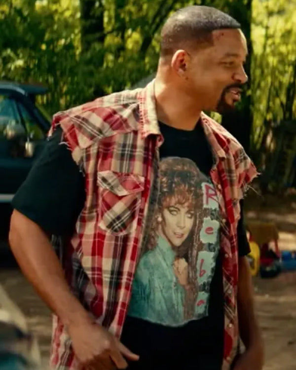 Will Smith Bad Boys Ride or Die Plaid Shirt