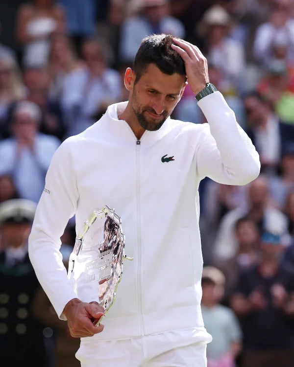 Wimbledon 2024 Novak Djokovic White Jacket