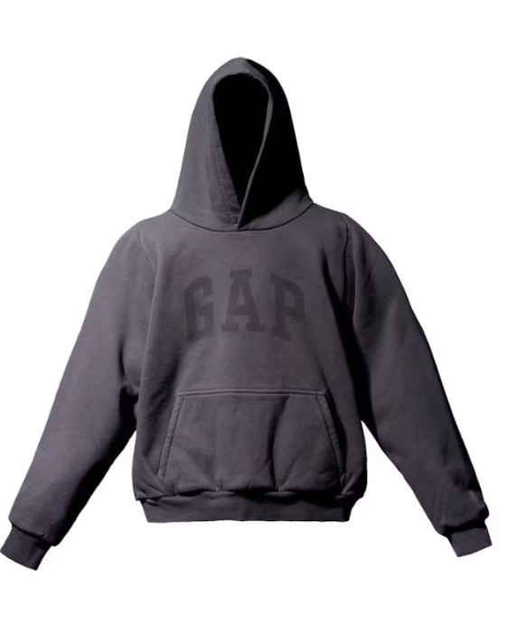 Yeezy Gap Dove Shrunken Hoodie Black