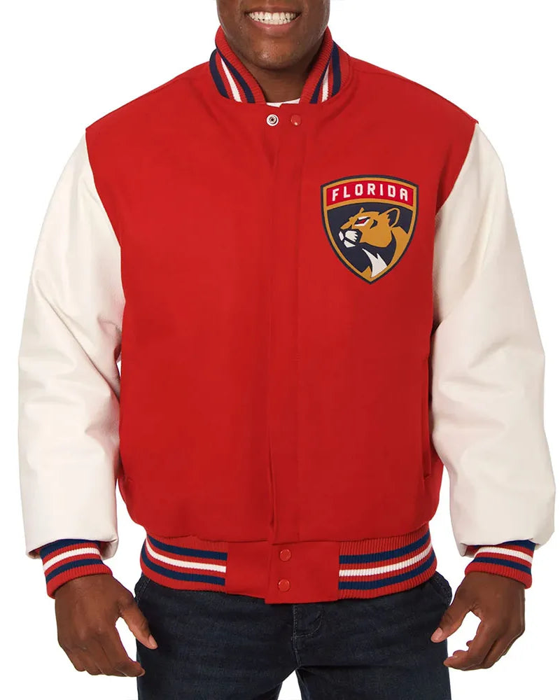 NHL Florida Panthers Wool Jacket Men and Women