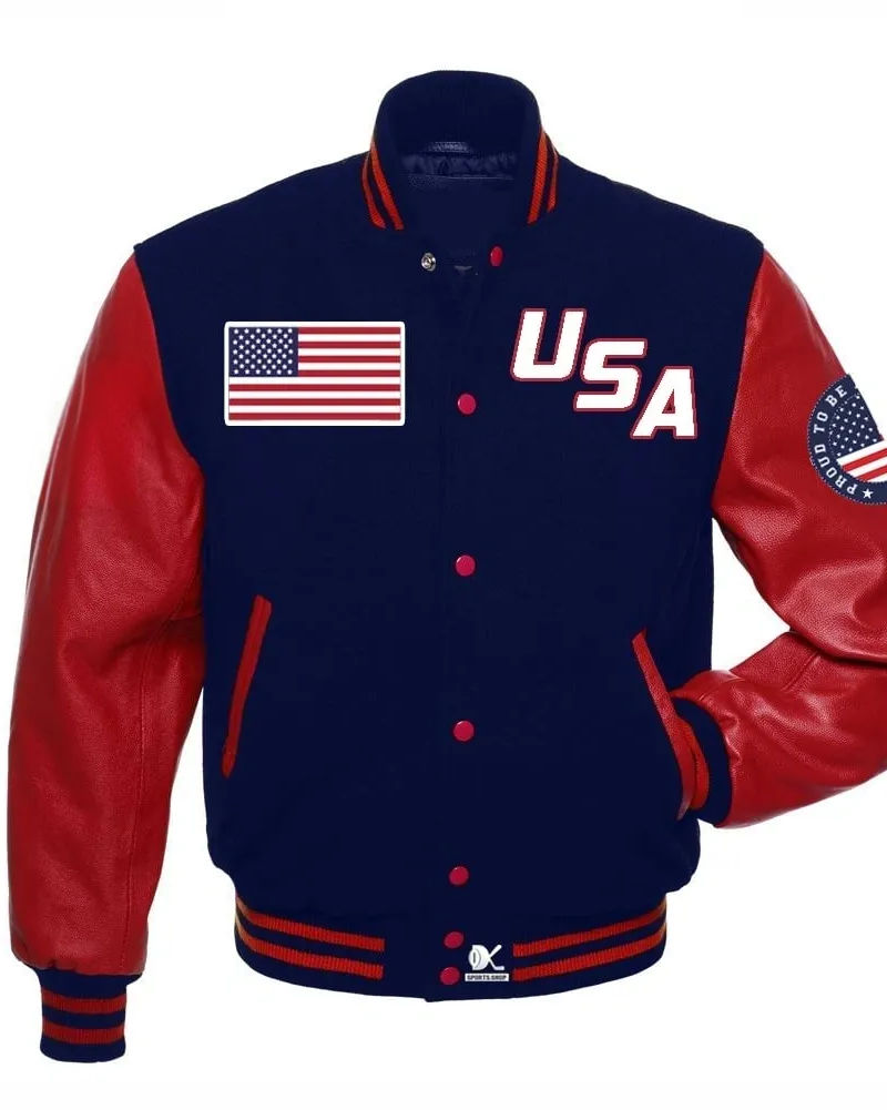 USA VARSITY JACKET | AMERICAN FOOTBALL JACKET