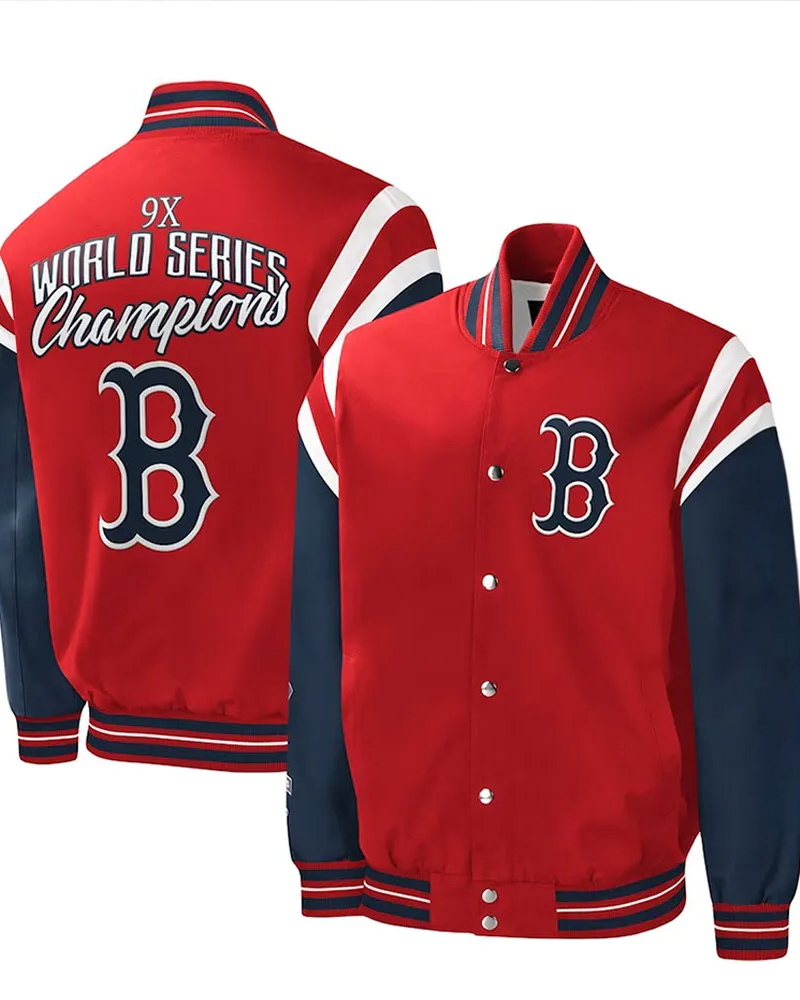 MLB Boston Red Sox Polyester Jacket Men and Women