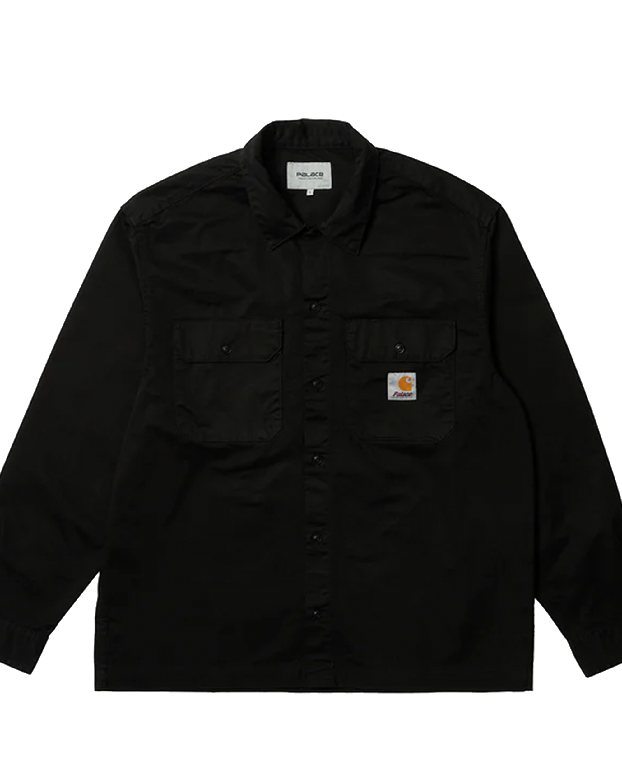 Palace Carhartt WIP Longsleeve Master Shirt Washed Black