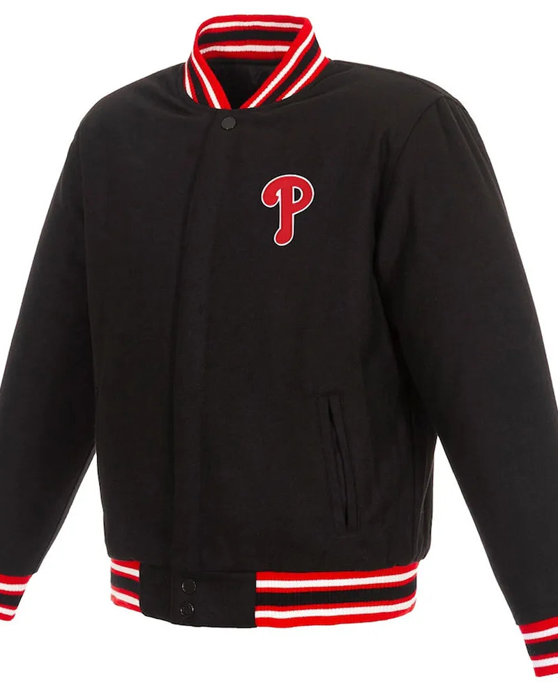 MLB Philadelphia Phillies Wool Jacket Men and Women