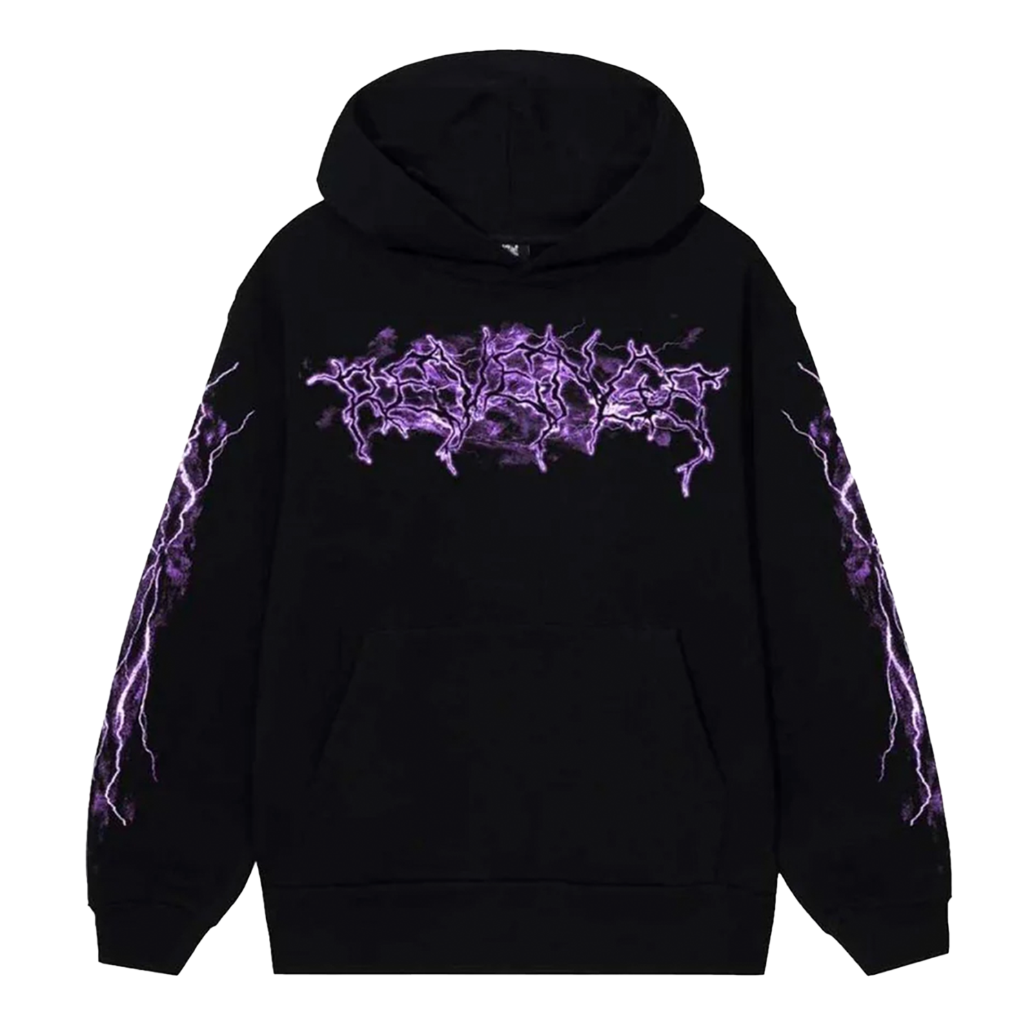 Revenge Lightning Anarchy Sweatshirt Black Purple