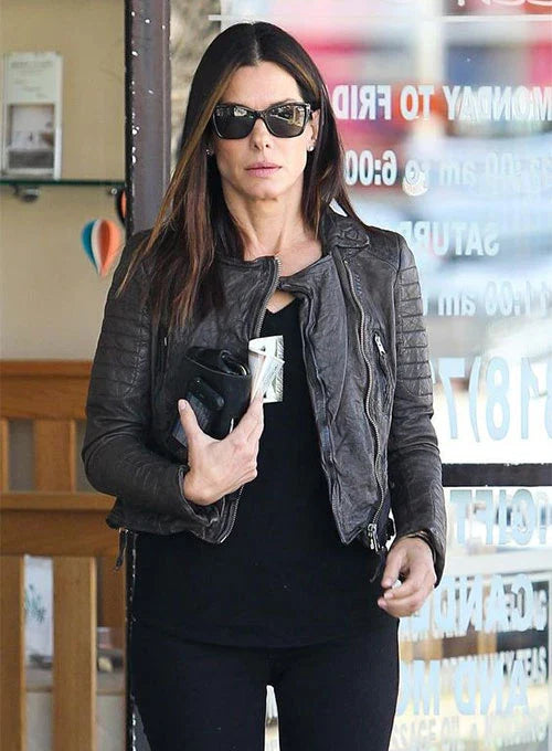 Sandra Bullock Leather Jacket