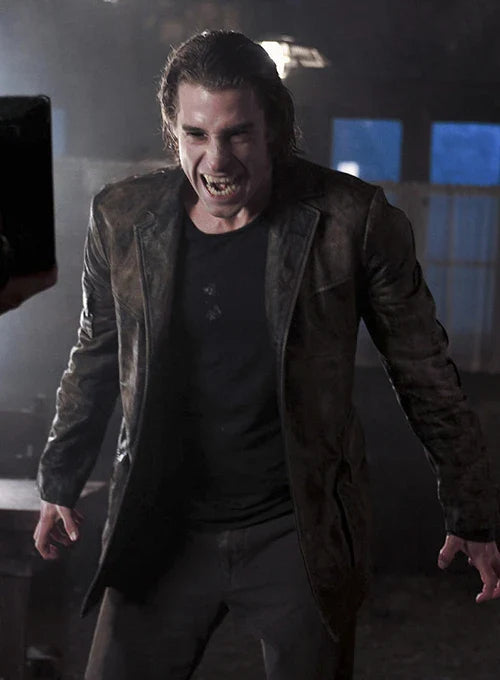 SCOTT SPEEDMAN UNDERWORLD EVOLUTION LEATHER BLAZER