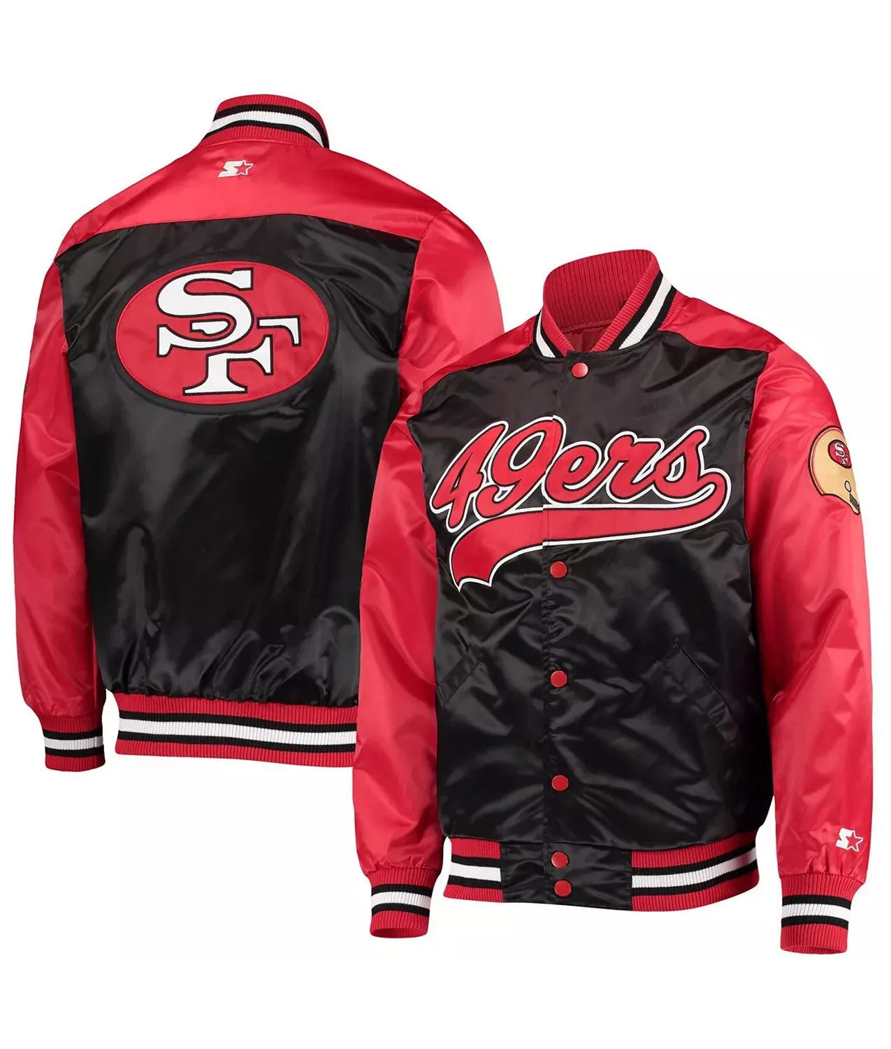 San Francisco 49ers Hometown Satin Jacket