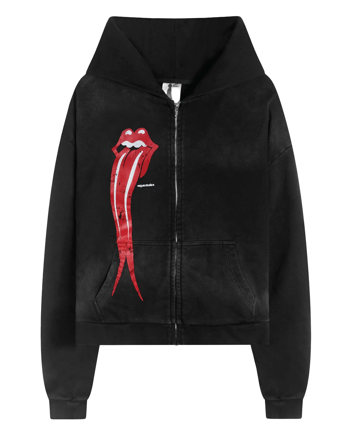 Vague Studios Rolling Zip Up Sweatshirt Black