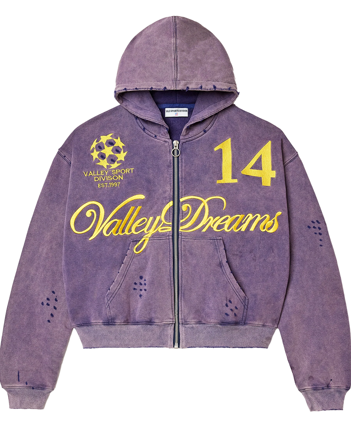 Vale Forever 14 Zip Up Sweatshirt Purple